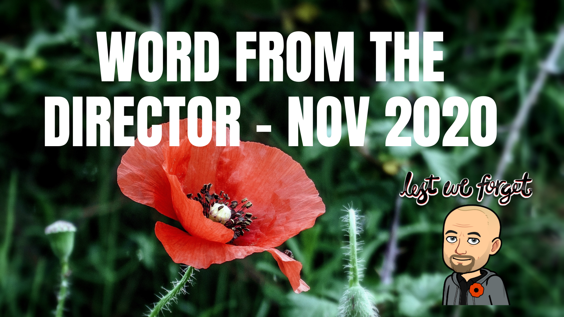 word from the director november