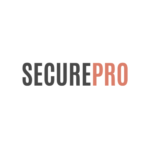 secure pro logo white circle