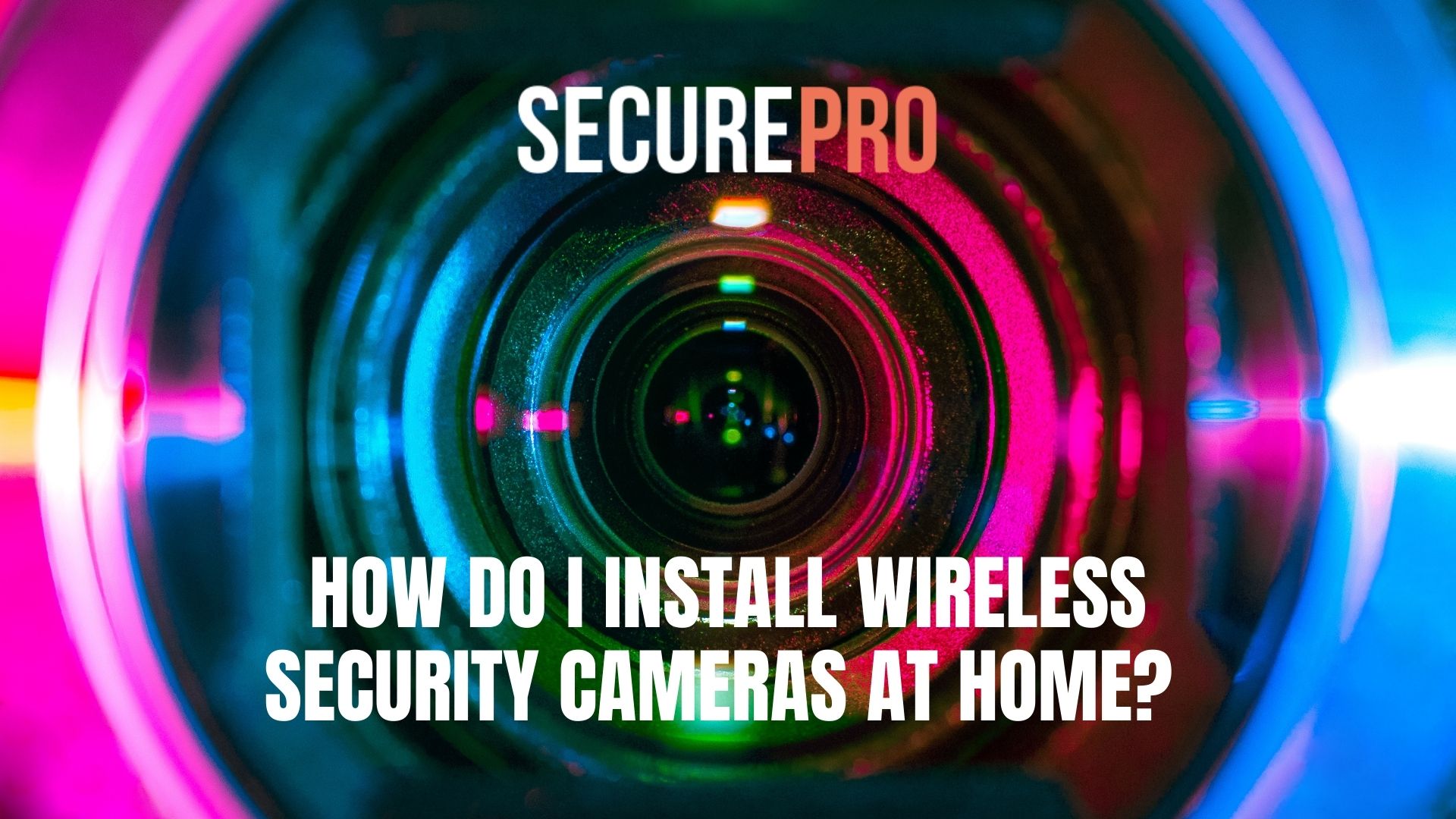 how to install a security camera